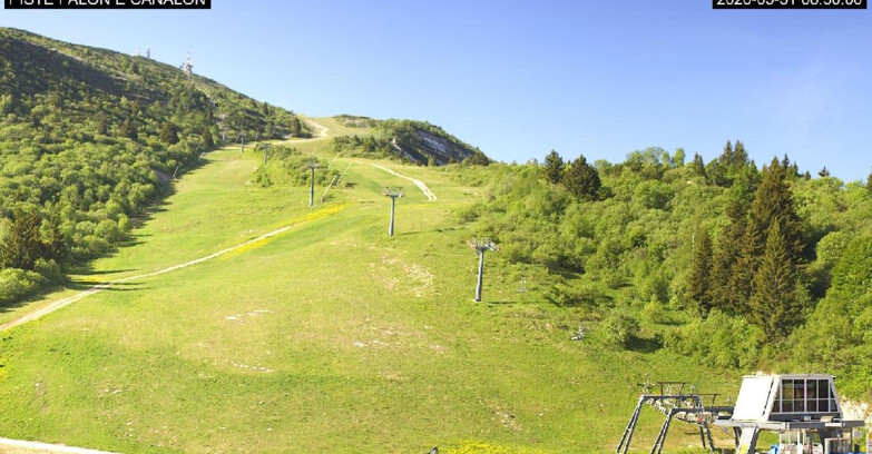 Webcam Monte Bondone - Bondone Palon e Canalon