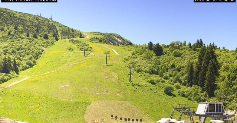 Webcam Monte Bondone - Bondone Palon e Canalon