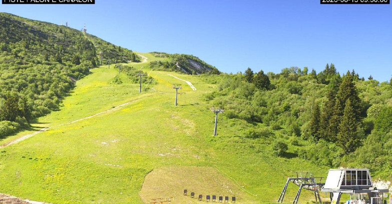 Webcam Monte Bondone - Bondone Palon e Canalon