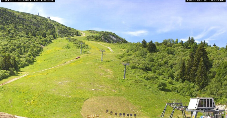 Webcam Monte Bondone - Bondone Palon e Canalon