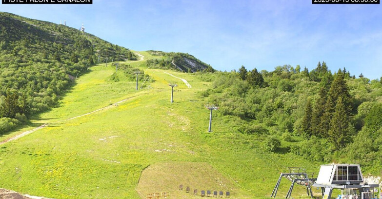 Webcam Monte Bondone - Bondone Palon e Canalon
