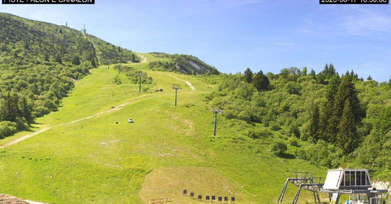 Webcam Monte Bondone - Bondone Palon e Canalon