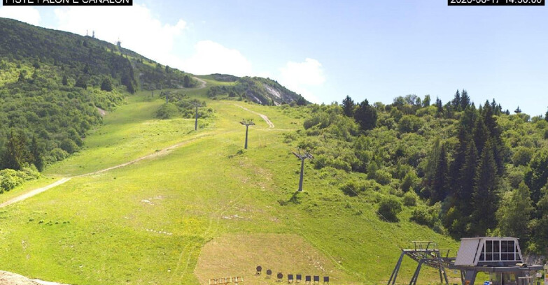 Webcam Monte Bondone - Bondone Palon e Canalon