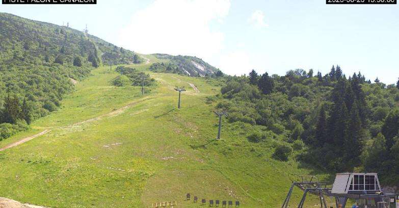 Webcam Monte Bondone - Bondone Palon e Canalon