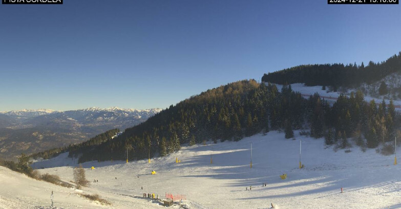 Webcam Monte Bondone - Pista Cordela 