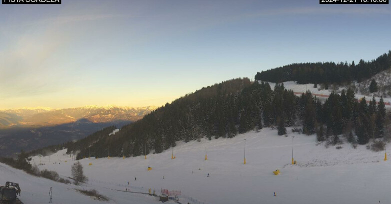 Webcam Monte Bondone - Slope Cordela and snowpark