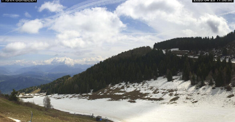 Webcam Монте-Бондоне  - Slope Cordela and snowpark