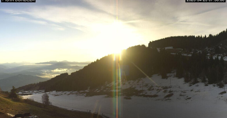 Webcam Монте-Бондоне  - Slope Cordela and snowpark