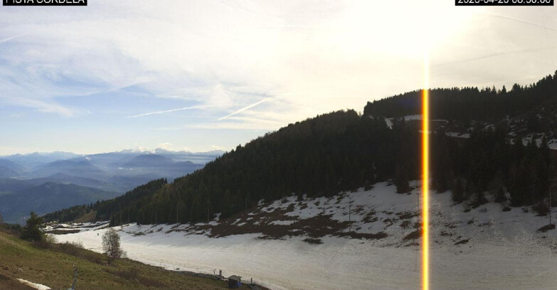 Webcam Монте-Бондоне  - Slope Cordela and snowpark