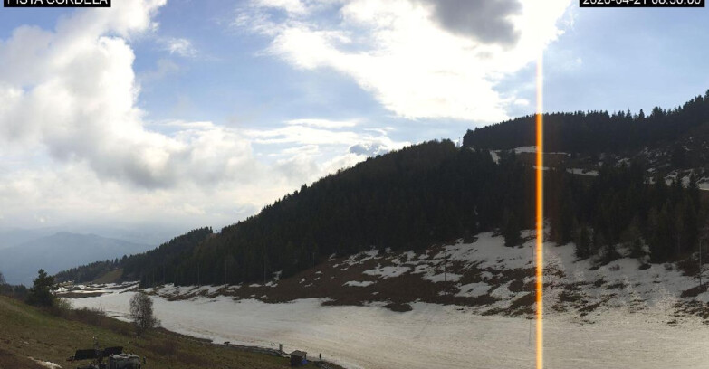 Webcam Monte Bondone - Slope Cordela and snowpark