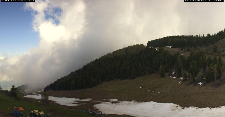 Webcam Monte Bondone - Slope Cordela and snowpark