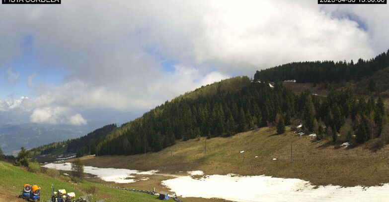 Webcam Monte Bondone - Slope Cordela and snowpark