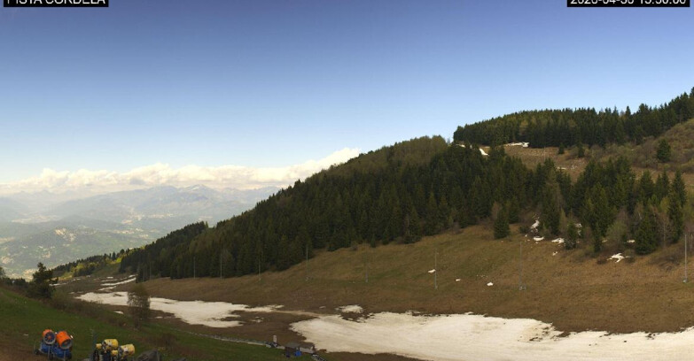 Webcam Monte Bondone - Slope Cordela and snowpark