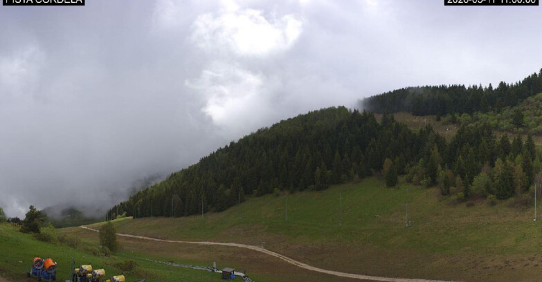 Webcam Monte Bondone - Slope Cordela and snowpark