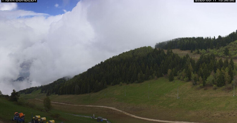 Webcam Monte Bondone - Slope Cordela and snowpark