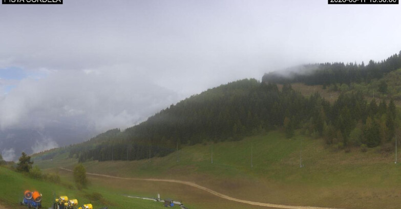 Webcam Монте-Бондоне  - Slope Cordela and snowpark