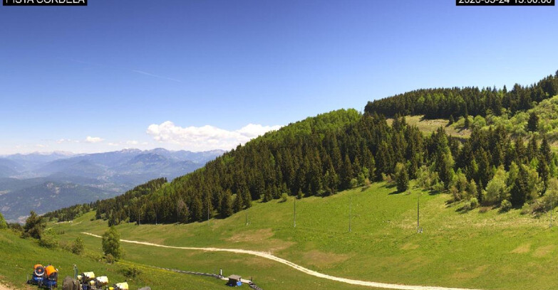 Webcam Monte Bondone - Slope Cordela and snowpark