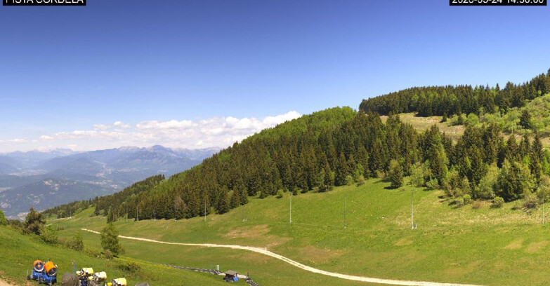 Webcam Monte Bondone - Slope Cordela and snowpark