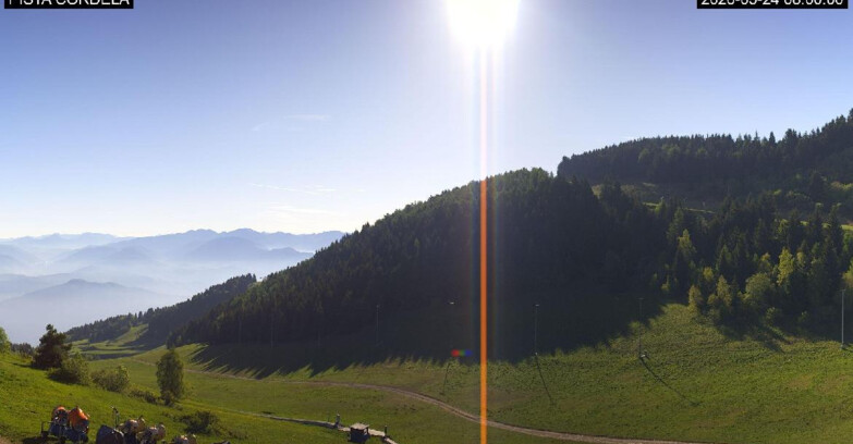 Webcam Monte Bondone - Slope Cordela and snowpark