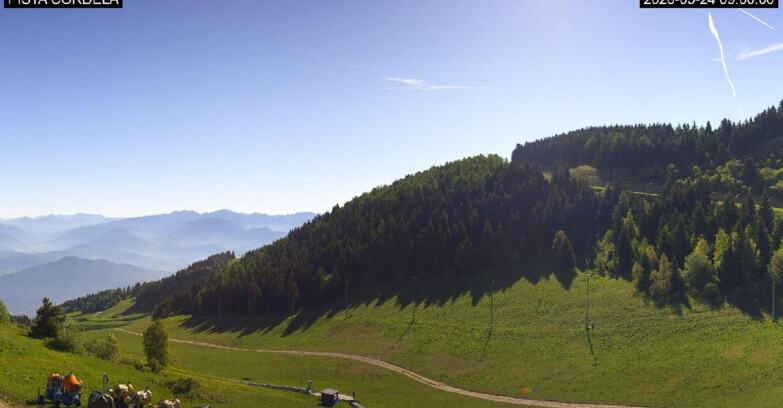 Webcam Monte Bondone - Slope Cordela and snowpark