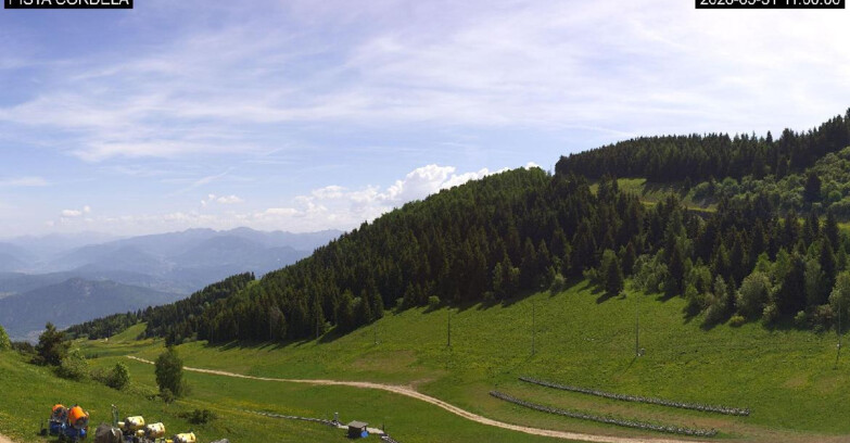 Webcam Monte Bondone - Slope Cordela and snowpark