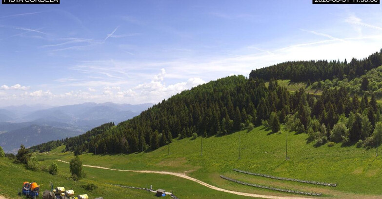 Webcam Monte Bondone - Slope Cordela and snowpark