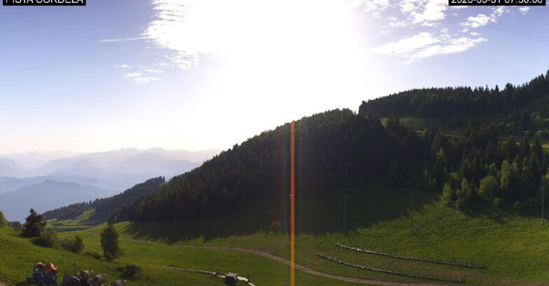 Webcam Monte Bondone - Slope Cordela and snowpark