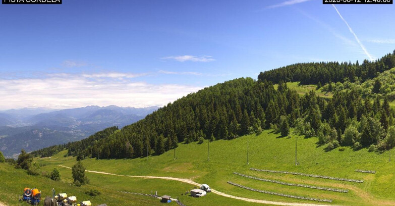Webcam Monte Bondone - Pista Cordela 
