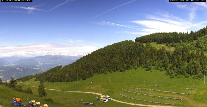 Webcam Monte Bondone - Pista Cordela 