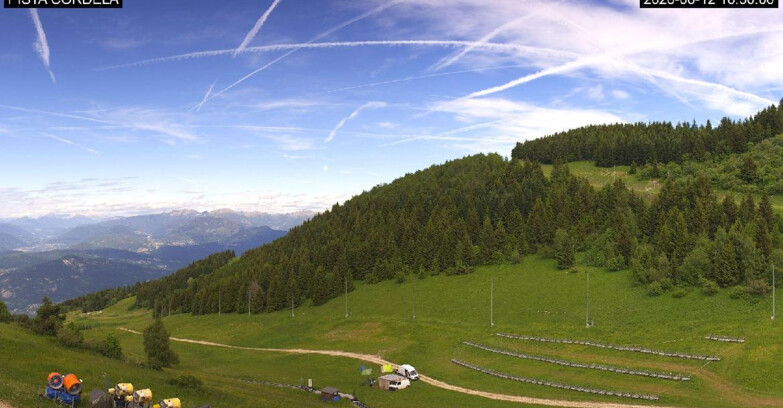 Webcam Monte Bondone - Pista Cordela 