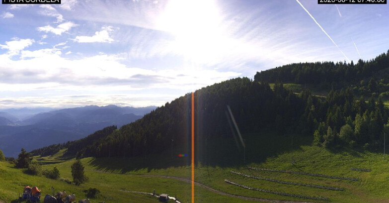 Webcam Monte Bondone - Pista Cordela 