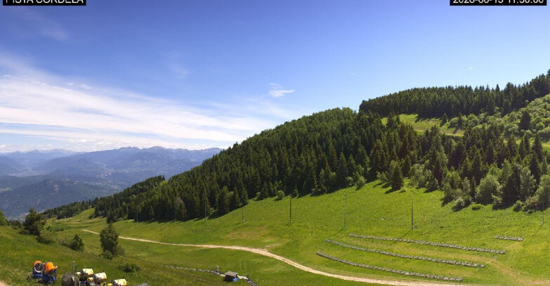 Webcam Monte Bondone - Slope Cordela and snowpark