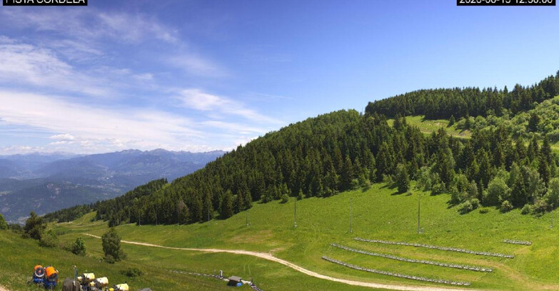 Webcam Monte Bondone - Slope Cordela and snowpark