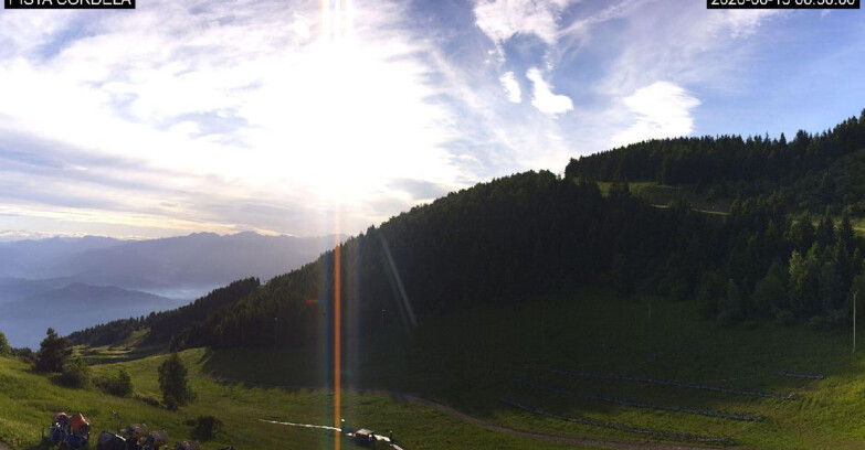 Webcam Monte Bondone - Slope Cordela and snowpark