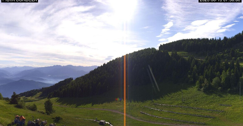 Webcam Monte Bondone - Slope Cordela and snowpark