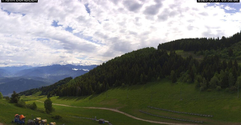 Webcam Monte Bondone - Slope Cordela and snowpark