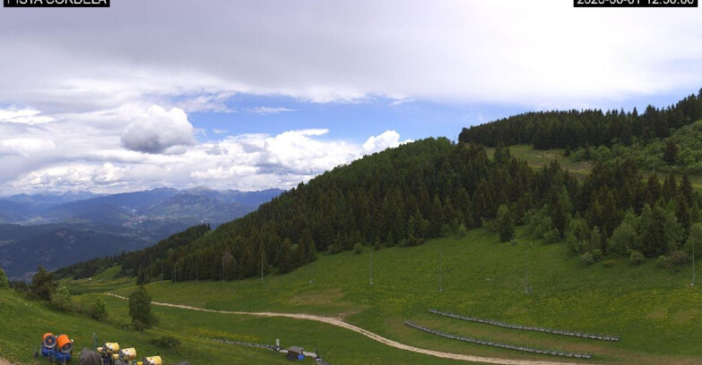 Webcam Monte Bondone - Slope Cordela and snowpark