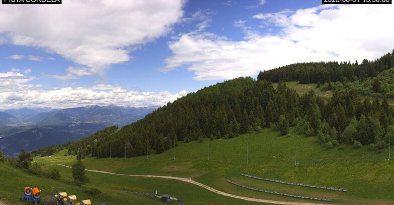 Webcam Monte Bondone - Slope Cordela and snowpark