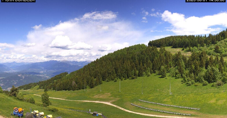 Webcam Monte Bondone - Slope Cordela and snowpark