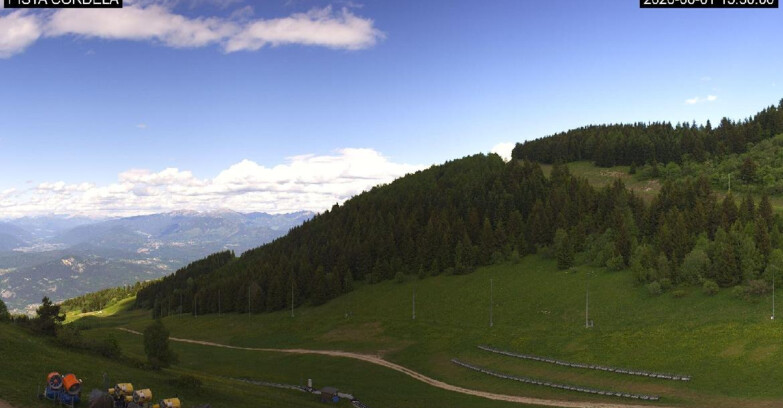 Webcam Monte Bondone - Slope Cordela and snowpark