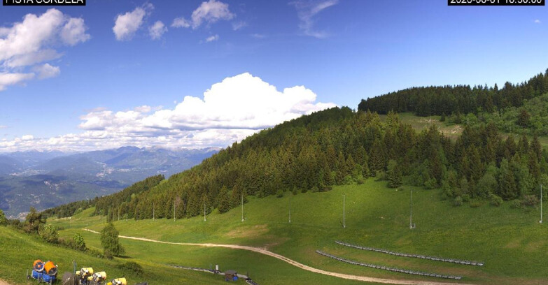 Webcam Monte Bondone - Slope Cordela and snowpark