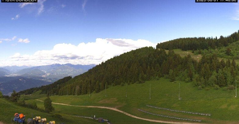 Webcam Monte Bondone - Slope Cordela and snowpark