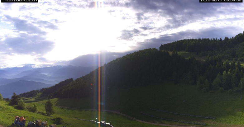 Webcam Monte Bondone - Slope Cordela and snowpark