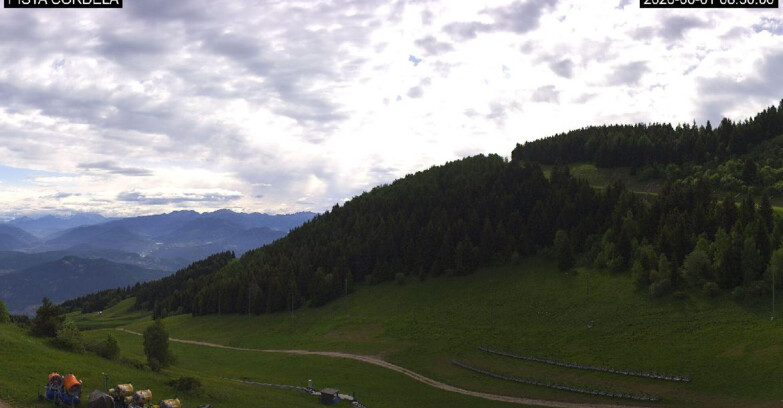 Webcam Monte Bondone - Slope Cordela and snowpark