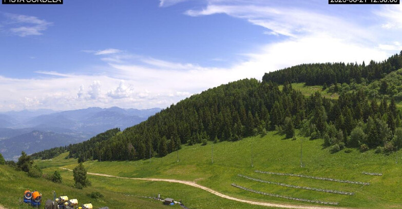 Webcam Monte Bondone - Slope Cordela and snowpark