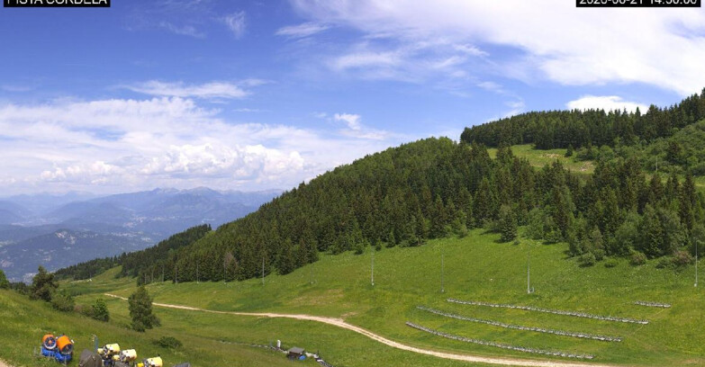 Webcam Monte Bondone - Slope Cordela and snowpark