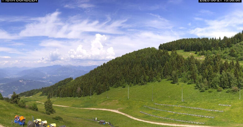 Webcam Monte Bondone - Slope Cordela and snowpark