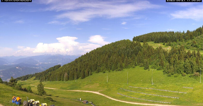 Webcam Monte Bondone - Slope Cordela and snowpark