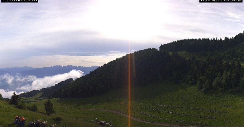 Webcam Monte Bondone - Slope Cordela and snowpark