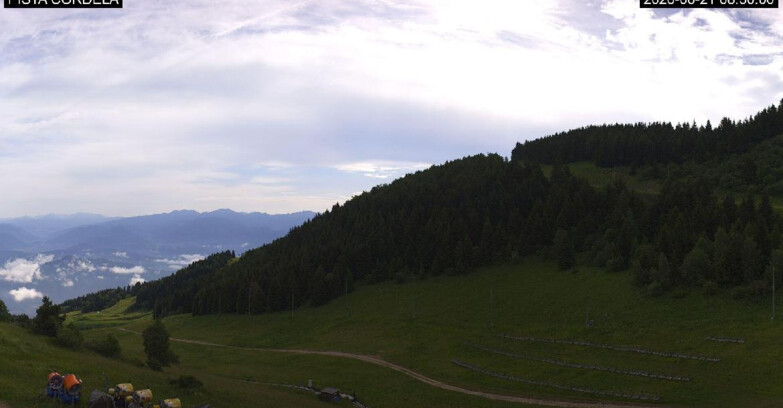 Webcam Monte Bondone - Slope Cordela and snowpark